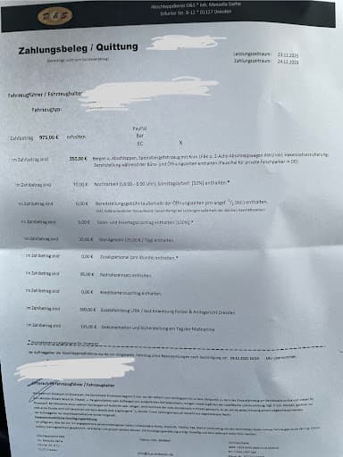 Abschleppdienst D&S — Kundenfoto